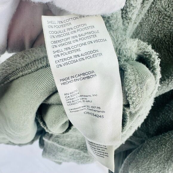 Free People Ruby Jacket Washed Olive Shacket Oversized Women’s Sz L - Picture 8 of 8